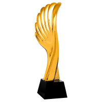 SCP 希望之翼奖杯 SCP-1760 镀金奖杯企业定制(价格为10个价格)