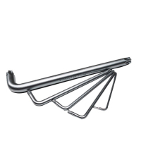 史丹利长L形中孔花形扳手TT7