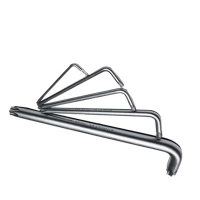 史丹利长L形中孔花形扳手TT8