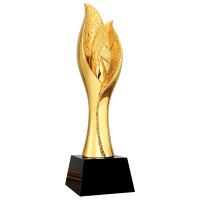 SCP 风华正茂奖杯 SCP-1761 镀金奖杯企业定制(价格为10个价格)