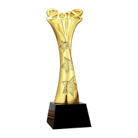 SCP 跨年之星奖杯 SCP-1764 镀金奖杯企业定制(价格为10个价格)
