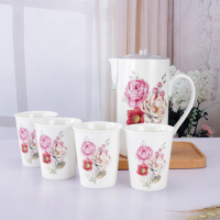 SCP 5头冷水壶套装 SCP-2001 陶瓷杯壶(价格为单套价格)