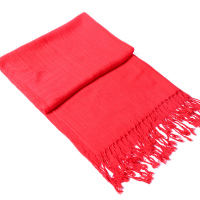 SCP 斜纹仿羊绒围巾140g SCP-1798 喜庆红(价格为单条价格)