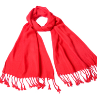 SCP 70cm仿羊绒围巾 SCP-1800 喜庆红(价格为单条价格)