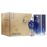 洋河(YangHe) 蓝色经典 天之蓝42度 整箱装白酒 480ml*6瓶 口感绵柔浓香型(团购专用,勿拍,不发货 )