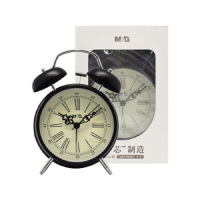 晨光（M&G）ARC92502学生时尚创意静音懒人闹钟 单个装 颜色随机 12cm（5个价格）（XJZS）