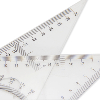 广博 多用斜边三角尺绘图测量三角板 CB5630 30cm(把)[CWHL]