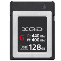 罗技 QD-G128EN 索尼储卡XQD G系列 128G 读速440M/S 写速400M/S 黑色 单位:张(JL)