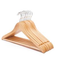 禧天龙衣架10个原木色平头款