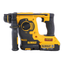 得伟DeWALT 18V锂电充电式电锤24mm(含4.0Ah电池,两电一充) DCH253M2CN