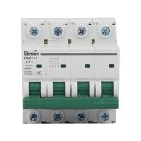 英特曼小型断路器C型 4P 6KA ETM65-63-4 C63