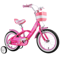 优贝美人鱼儿童自行车2-3-6岁美人鱼12/14/16/18寸童车女生日礼物