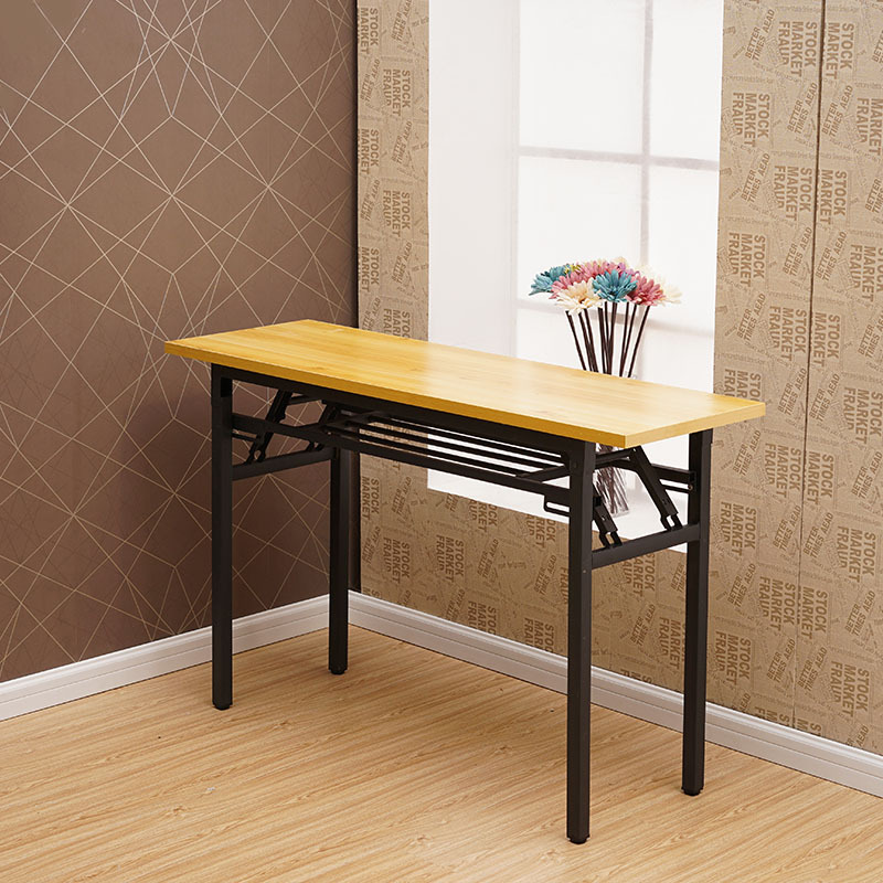 可折叠培训桌子简易折叠桌 办公桌会议桌 培训桌长条桌书法条形桌快餐