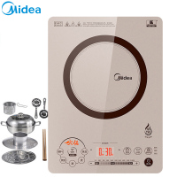 美的（Midea）电磁炉C21-QH2133 恒匀火 整版滑动触摸 NEG面板 纤薄静音 火锅炉 wifi控制