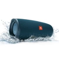 JBL CHARGE4 音乐冲击波四代 便携式蓝牙音箱+低音炮 户外迷你音箱 桌面音响 增强版赛道扬声器 蓝色