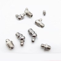 SATA 黄油枪配件 黄油嘴M6*1 90度 铜 国际型(个)(JC)