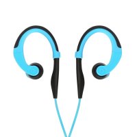 FZ品胜 R101耳挂式有线运动耳机跑步带麦线控入耳式耳机 适用安卓系统3.5M手机平板 激情蓝