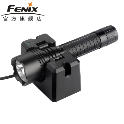 Fenix菲尼克斯 RC20 防水充电式手电筒 户外强光远射手电 黑色1000流明
