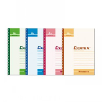 齐心(COMIX) C4517软抄本螺旋线圈软抄本 装订本商务记事本笔记本 颜色随机(B5 80页) 6本装