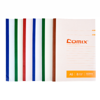 齐心(COMIX)C4506无线装订软抄笔记本A5 80页学生软面抄记事本 颜色随机 12本装