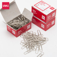 得力（deli）GX 0018 曲别针 银色金属回形针