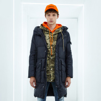 波司登2018款郭品超同款鹅绒羽绒服中长款男PUFF膨胀系列B80141105