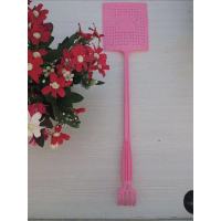 小海牛 塑料苍蝇拍 拍蚊子可爱加厚长柄灭蚊虫拍 家用蝇拍长柄 粉色单个装