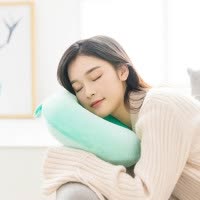 名創優品(miniso) 氨纶超柔记忆棉U型枕 护颈枕 办公休息用枕 车用枕 脖子颈椎午睡枕居家送爱人礼品