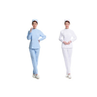 坚叶定制护士服夏 水兰绿涤府,绿色