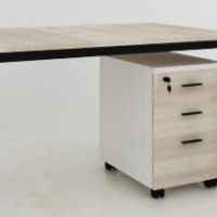 儒佳 活动柜 古董白活动柜 400*500*600