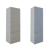 儒佳 男女更衣柜 古董白柜体040 穿衣镜更衣柜 550*550*1850