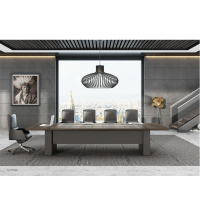 松佳 悦乐系列 会议桌 奥汀胡桃色 6500*1800*750mm(单位:套)