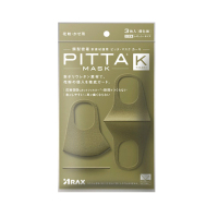 [网红同款]PITTA MASK KHAKI 聚氨酯无纺布口罩 防花粉防尘 男女通用 3枚/包 新品卡其绿
