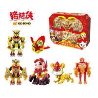 猪猪侠猪年豪华大礼包超星萌宠元灵锁阿五武铁拳虎灵卫炫变勇儿童YS7911