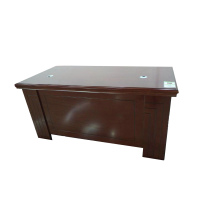 宫灯办公桌 红棕色W1600*D800*H760