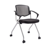 匡大办公椅培训椅带脚轮移动会议椅