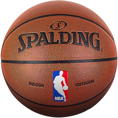 斯伯丁SPALDING篮球通用篮球PU材质76-258Y女子篮球NBA彩色运球人系列 6号女子篮球
