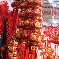 AB LH AB红灯笼七彩灯笼1个1.3米