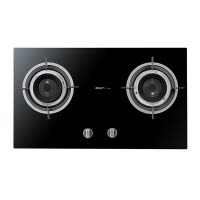 老板出品/名气(MQ) 4.2kW大火力燃气灶JZY-626B(液化气)黑晶防爆钢化玻璃面板 嵌入式 燃气灶