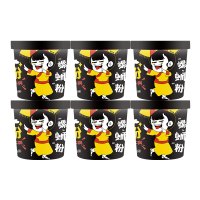 陈村螺蛳粉110g*6杯装 非油炸方便面酸辣粉速食泡面米粉整箱装