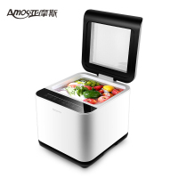 亚摩斯(AMOS) 果蔬净食机AS-FV13B干净健康 六大模式 定时清洗 果蔬食品级ABS+钢化玻璃+钣金+涂漆黑白色