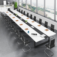 中伟办公家具会议桌洽谈桌简约现代长条桌8200*1800*750mm