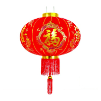 以诺安德诺卡 定制 绸布大灯笼 大金福字