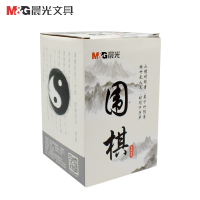 晨光(M&G) APK99914 F围棋 APK围棋19路黑白PET罐无纺布棋盘套装棋 一盒