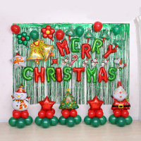 圣诞节气球套装 SCP-3327 会场布置装饰(价格是单套价格,起订量100套,不足起订量不发货)