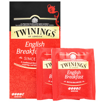 英国川宁(TWININGS) 早餐经典红茶25包*2g 波兰进口茶叶袋泡茶包