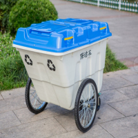 洛克 400L保洁车 三轮手推车 1250*815*915mm