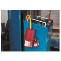 玛斯特锁 MASTER LOCK 487MCN 小号电源插座罩 - 120伏