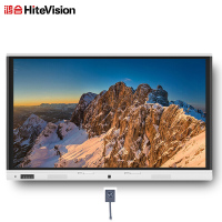 鸿合(HiteVision)ICB-V86P 视频会议系统电子白板教学一体机 86英寸无线智能交互平板 标配+同屏器