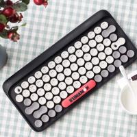 LOFREE 洛斐 DOT圆点蓝牙机械键盘 MAC办公笔记本无线手机键盘iPad青轴键盘 熊本熊